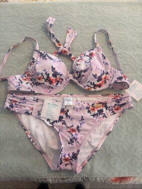 Lascana for VENUS Pink Floral Bikini Set NWT